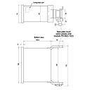 KIT-DIN RAIL MOUNTING FOR ENCLOSURE DIN43700 H=72MM