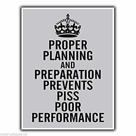 Risk &amp; Preparation